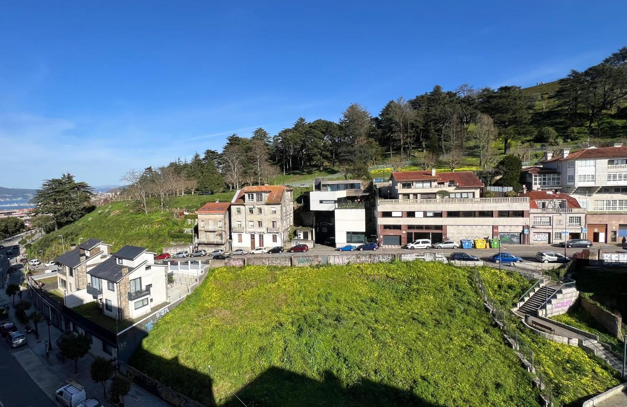 La Terraza Del Atico Con Parking Incluido Apartment Vigo Bagian luar foto