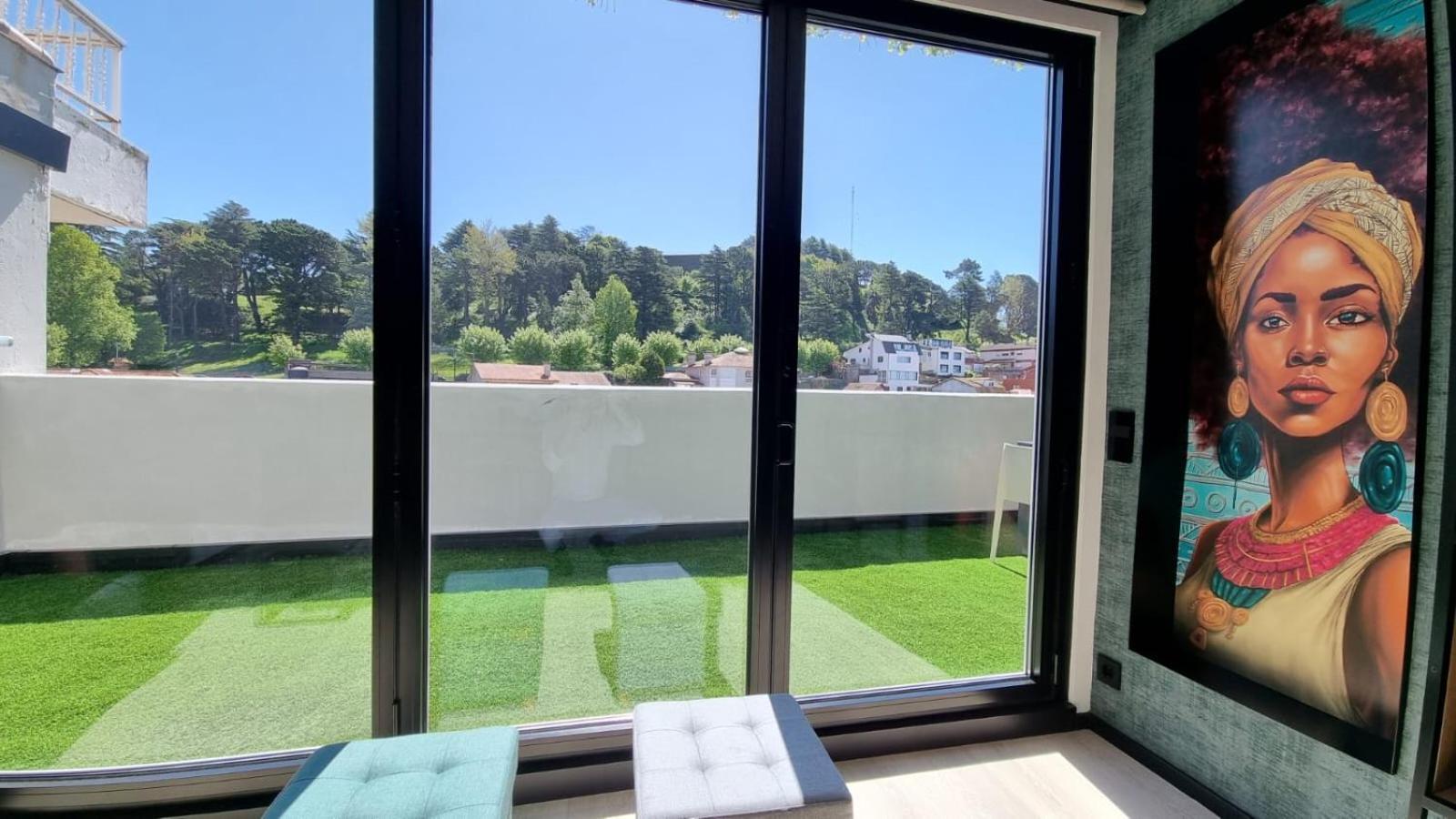 La Terraza Del Atico Con Parking Incluido Apartment Vigo Bagian luar foto