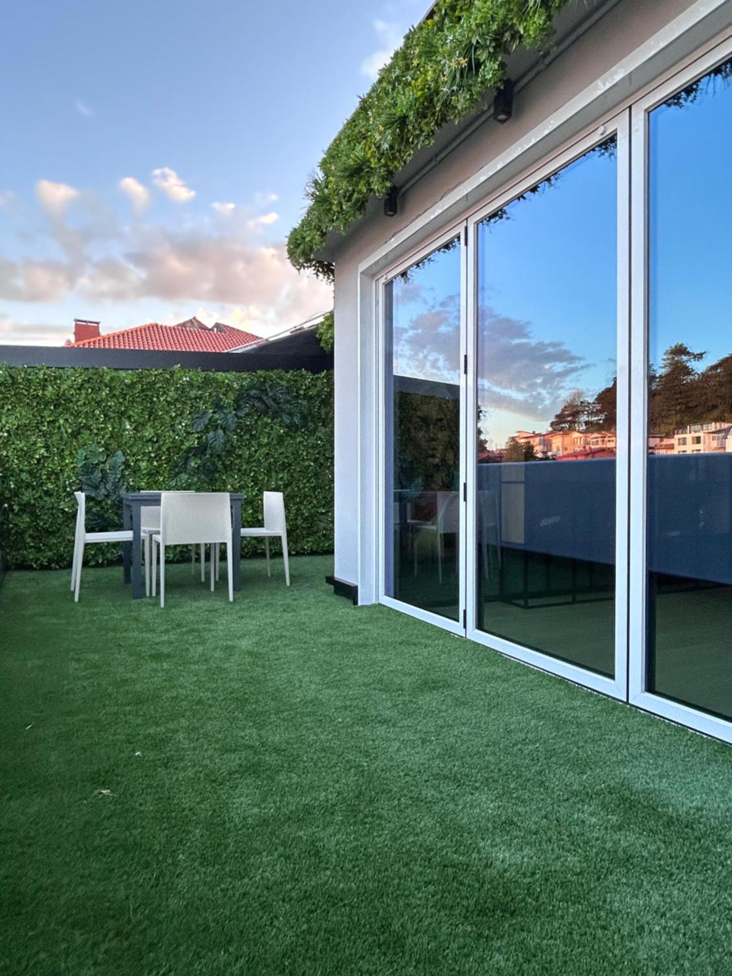 La Terraza Del Atico Con Parking Incluido Apartment Vigo Bagian luar foto